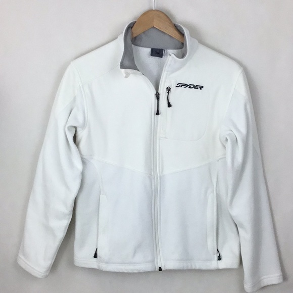 Spyder White Fleece Jacket